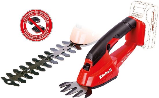 EINHELL GE-CG 18 Li Solo Accu Gras- en Heggenschaar Power X-Change van Einhell
