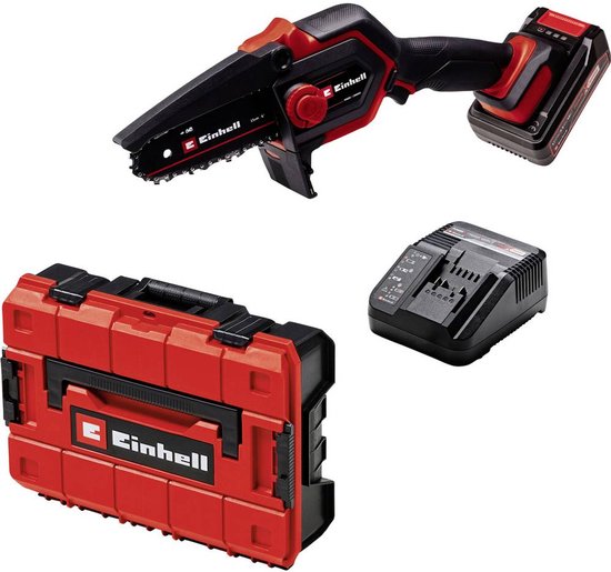 Einhell GE-PS 18/15 Li BL Kit Akku-Astkettensäge Accu-kettingzaag Accu 18 V Lengte mes 158 mm Incl. accu, Incl. oplader