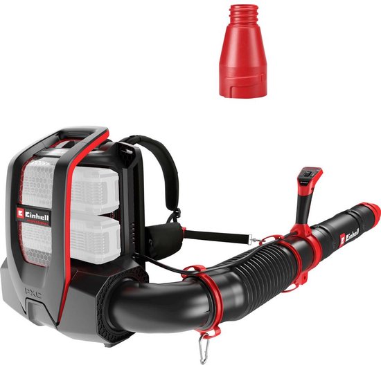 Einhell Professional Accu Bladblazer GP-LB 36/280 Li E BL Solo - Power X-Change - 36 V/Li-ion - Blaassnelheid: 280 km/h - Rug gedragen model - Excl. accu en lader