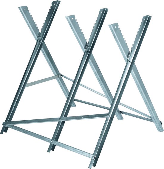 Einhell Zaagbok - Max. belasting: 150 kg - Lengte: ca. 80 cm - Inklapbaar - Max. diameter houtblokken: Ø30 cm - 3 werkhoogtes: 60, 64 en 68 cm van Einhell
