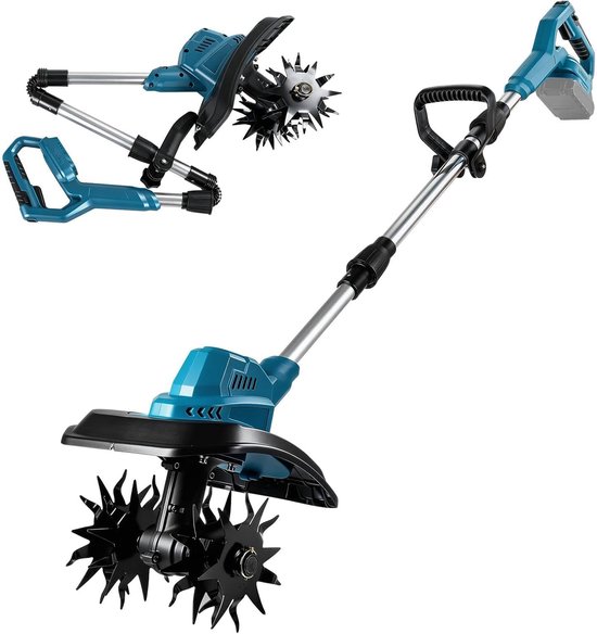 Electric Ground Cutter Battery Compatible with Makita 18V 550W Brushless Folding Working Width 30 cm Depth 22 cm - ShopVlot