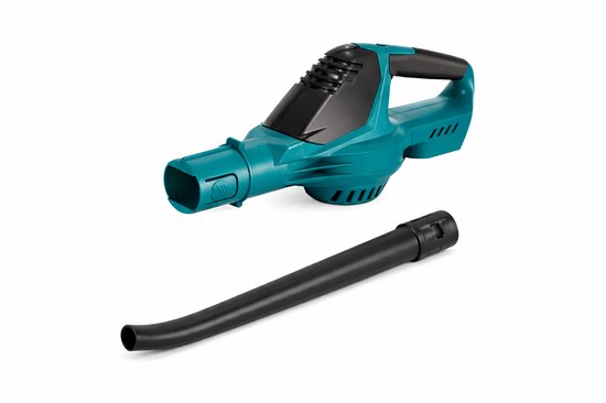 Elektrische Bladblazer - Borstelloze Motor - 5500W - 46000 TPM - 180 M/S Windsnelheid - 16m³ Luchtvolume - 5 Versnellingen - Bladeren Sneeuw Stof Reinigen - Tuin Terras Oprit - Draadloos - Geschikt voor 18V Lithium Accu van Merkloos	