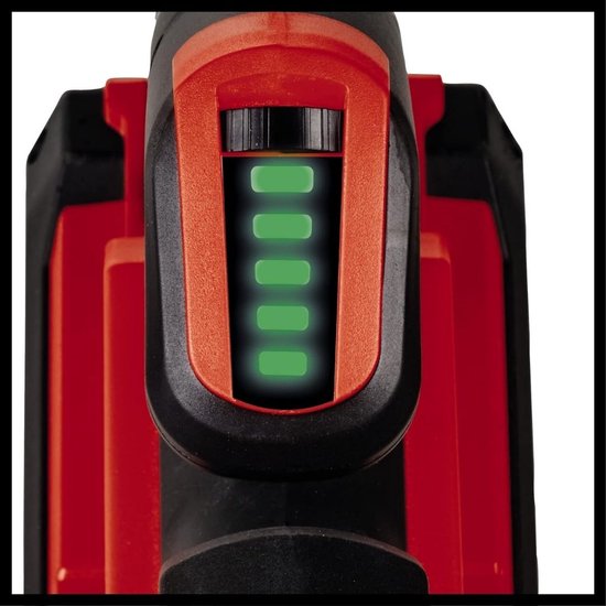 Elektrische Bladblazer - Elektrische bladzuiger van 18V, maximale luchtsnelheid van 250 km/h – 3-in-1 - Elektrische Snelheidsregeling met LED-indicator, Zonder batterij - Tuingereedschap - Rood van Powerplus