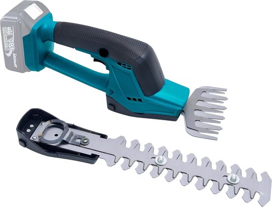 Elektrische draadloze accuheggenschaar en grasschaar - tuingereedschap voor tuinieren - compatibel met 18 V lithiumbatterijen (zonder accu) van VONROC