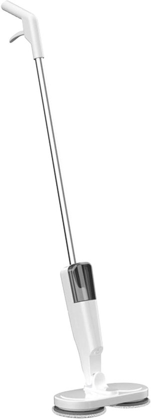 Elektrische Dweil - Vloerreiniger - Vloeren Reinigen - Lichtgewicht en Zelfrijdend - 112 cm - Wit