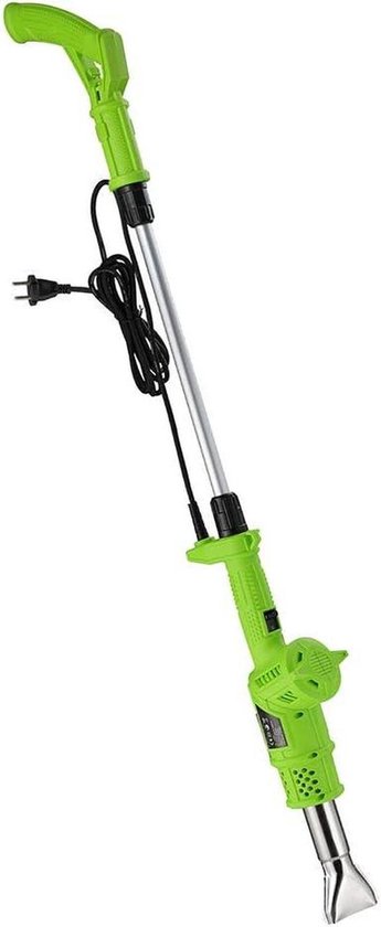 Elektrische grasbrander - Onkruidverwijderaar - Tuinonderhoud - Dubbele temperatuur - 100 cm - Groen/Grijs