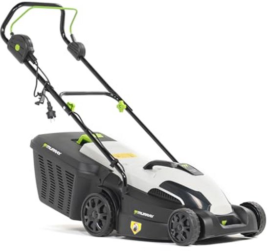 Elektrische Grasmaaier 2-in-1 1600 W met 38 cm Snijbreedte en 45 L Grasopvangbak voor Tuinen tot 500 m²