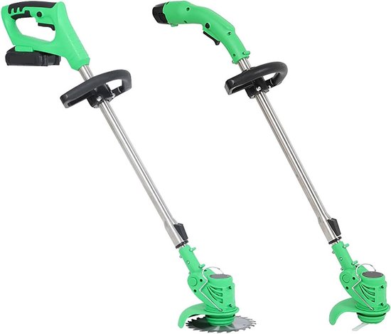 Elektrische Grasmaaier - Compacte maaier - Gazon Onderhoud - Lichtgewicht Ontwerp - 30 cm Snijbreedte - Grijs