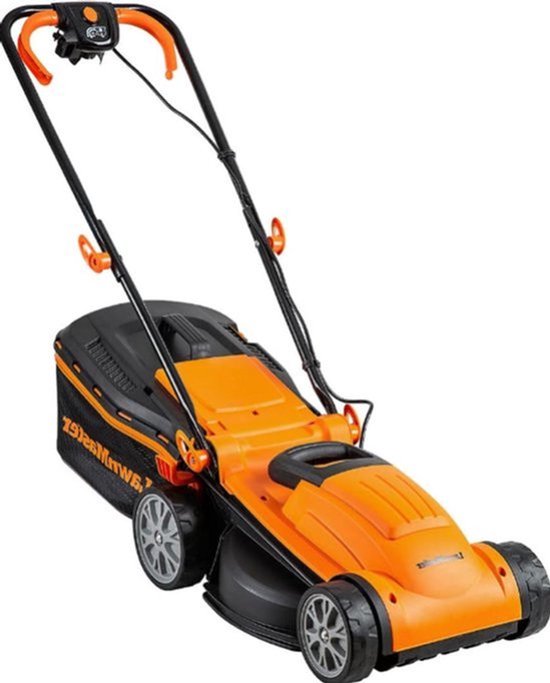 Elektrische Grasmaaier – Elektrisch Grasmaaier – Tuinmaaier – Maaimachine – Elektrische Roterende Maaier – 1400W Krachtige Motor – 6 Maaihoogtes 20-70 mm