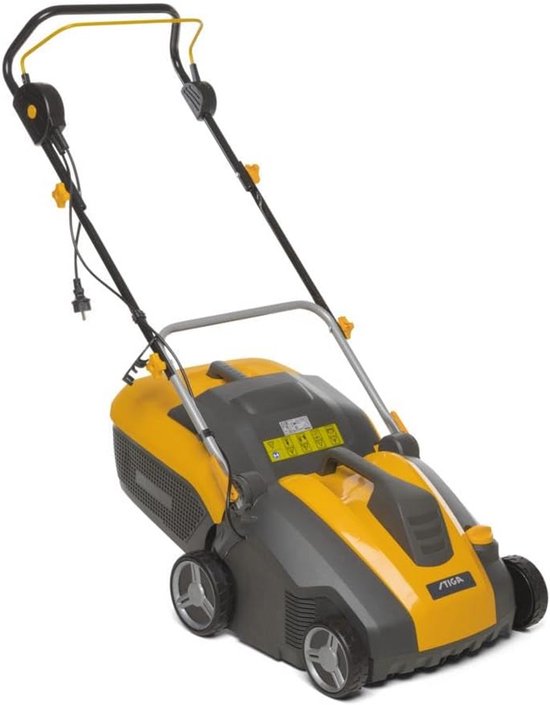 Elektrische Grasmaaier en Beluchter 1500W - 38cm Werkbreedte van Powerplus