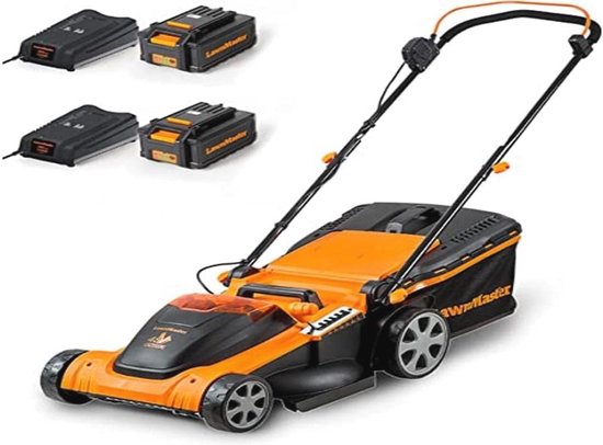Elektrische grasmaaier met accu en snellader - 48V, 41cm maaibreedte, 450m²