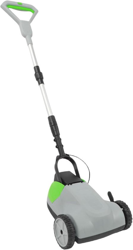 Elektrische Grasmaaier - Snoerloze Grasmaaier Pushmaaier - Gazon Onderhoud - 3 Maaihoogtes - 21 cm Snijdiameter - Grijs