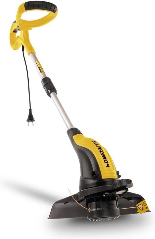 Elektrische grastrimmer 400 W - diameter 270 mm - tuingereedschap - 2-in-1 gras- en gazonkantensnijder - tuinonderhoud van Powerplus