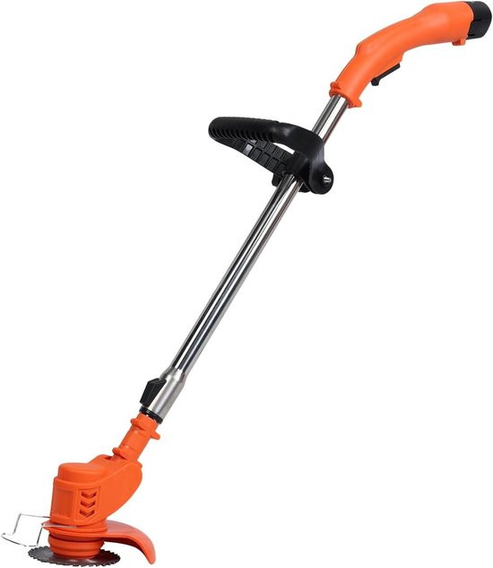 Elektrische Grastrimmer - Draadloos Snoeien - Tuinonderhoud Vereenvoudigen - Telescopische Steel - 90-125 cm - Oranje