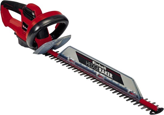 Elektrische heggenschaar 600W met snoer 61 cm messen krachtige snoeischaar met opvangbak veiligheidsschakelaar