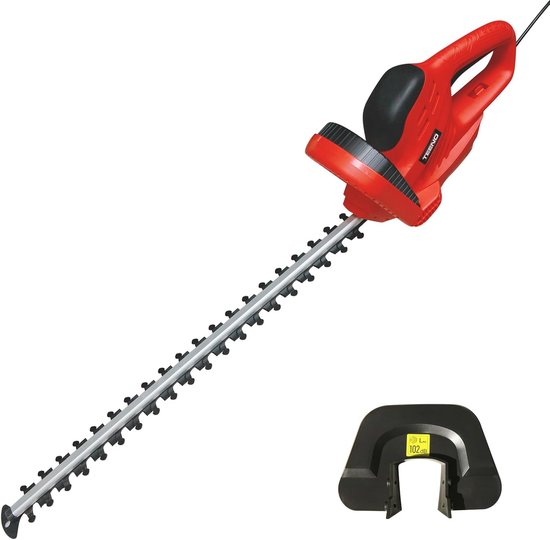 Elektrische heggenschaar 710 W - 610 mm lemmetlengte, ideaal voor middelgrote en grote heggen van Merkloos	