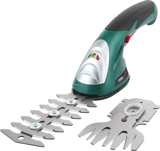 Elektrische Heggenschaar 7,2 V - 2-in-1 Accu Heggensnoeier met Veiligheidssleutel van Ferm