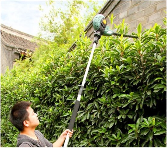 Elektrische Heggenschaar - Hoge Tak Snoeischaar - Tuin Onderhoud - Telescopisch Verstelbaar - 1.9-2.5 Meter van Merkloos	