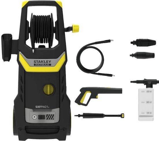 Elektrische hogedrukreiniger - FATMAX - 475161 - 160 bar - 2,1 kW - 480 l/u van Merkloos	