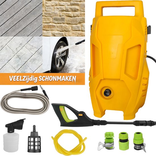 Elektrische hogedrukreiniger, voor het schoonmaken van auto's/vloeren etc. van Merkloos	