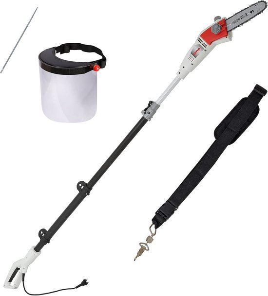 Elektrische Hoogsnoeier - Telescopische Snoeizaag - Boomverzorging Tuin - Werkhoogte Vier Meter - 185 cm Snijlengte van Merkloos	