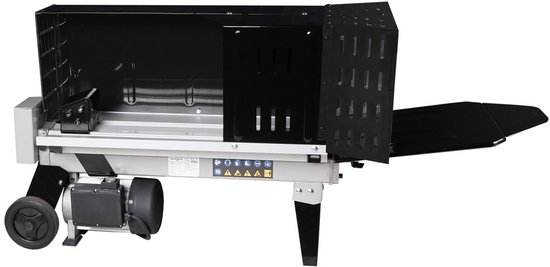 Elektrische houtklover 7 ton horizontaal van Merkloos	