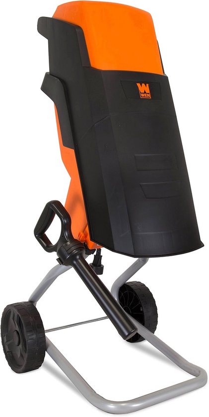 Elektrische HoutShredder op Wielen voor Tuinafval - Krachtige 15 Amp Motor voor Takken tot 1,5 Inch