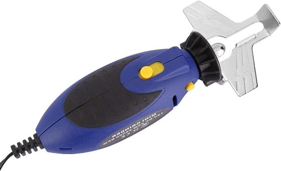 Elektrische Kettingslijper - Zaagvijl Slijper - Kettingen Scherp Maken - Inclusief 3 Maten - 12V DC - Zwart