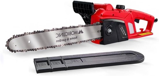 Elektrische Kettingzaag - Snoerzaag Tuin - Bomen Snoeien - Automatische Smering - 40 cm Snijlengte - Zwart