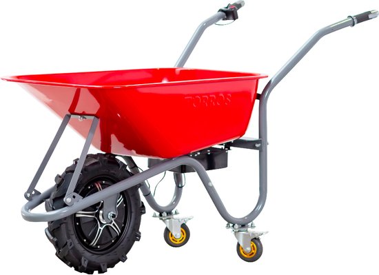 Elektrische kruiwagen 80l 150kg - batterij 40V / 6Ah Torros EK150F2 van Merkloos	