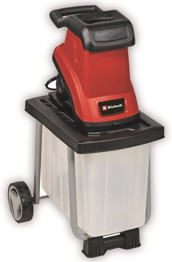 Elektrische messenversnipperaar voor snijafval - 2500 W, max. 40 mm takdikte, opvangbak 55 l van Powerplus