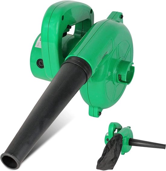 Elektrische Mini Bladblazer en Stofzuiger 500W - Tuin en Interieur
