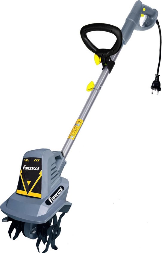 Elektrische motorhak 300W - 19 cm werkbreedte - 15,5 cm diepgang - lichte tuinfrees voor bloembedden en moestuin van Merkloos	