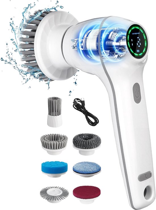 Elektrische Onkruidborstel - Duurzaam En Effectief Voor Schoonmaken - Gebruiksvriendelijk Design Voor Verwijderen Van Onkruid - Voegenborstel Voor Precisie van Kinzo Garden