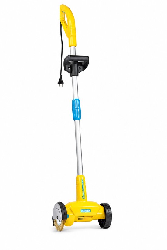 Elektrische Onkruidborstel – Voegenborstel Machine – Onkruidverwijderaar voor Tegels en Terras – 1800 RPM – Inclusief Staal- en Nylonborstel – 110 mm Werkbreedte