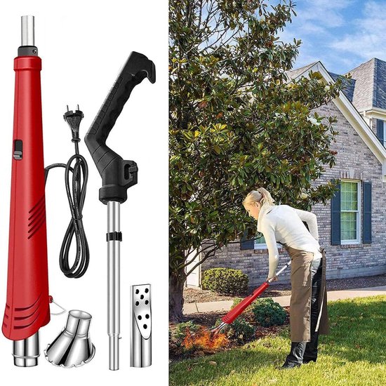 Elektrische onkruidbrander 2000W met heteluchtpistool en hoge temperatuur tot 650°C - milieuvriendelijke oplossing voor onkruidbestrijding van VONROC