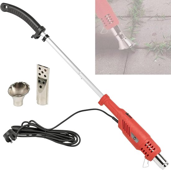 Elektrische Onkruidbrander - Brandertje Tuin BBQ - Onkruid Verwijderen - 3-in-1 Functie - 2000W - Zwart