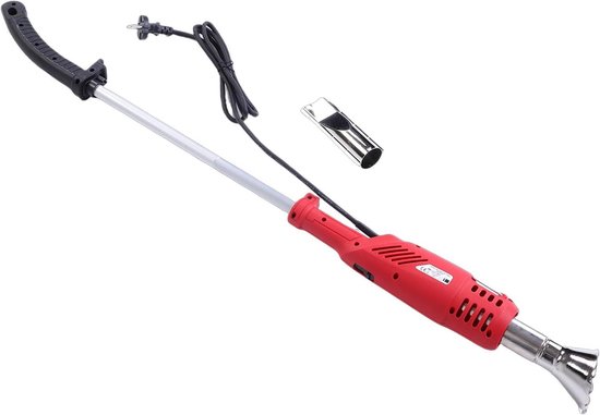 Elektrische Onkruidbrander - Hete Lucht Brander - Onkruid Verwijderen - 2-in-1 Functie - 18 M Kabel - Zwart