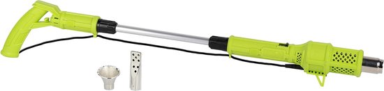 Elektrische onkruidbrander - Hete lucht brander - Onkruid verwijderen - Milieuvriendelijk - 98 cm - Groen