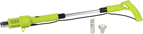 Elektrische Onkruidbrander - Hete Lucht Verwijderaar - Onkruid Vrij Maken - Dubbele Temperatuur Instelling - 2000W Vermogen - Verde van Merkloos	