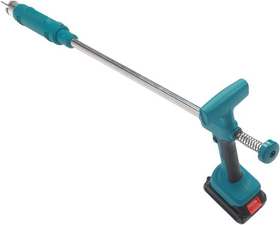 Elektrische Onkruidverwijderaar - Onkruidsteker Tuin - Efficiënt Wieden - Verstelbare Ergonomische Handgreep - 97 x 12 x 127 cm