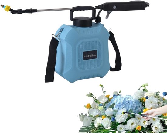 Elektrische Rugspuit - Draagbare Waterspuit - Tuinonderhoud Bemesten - Type-C Oplaadbaar - 5L of 8L - Azijn