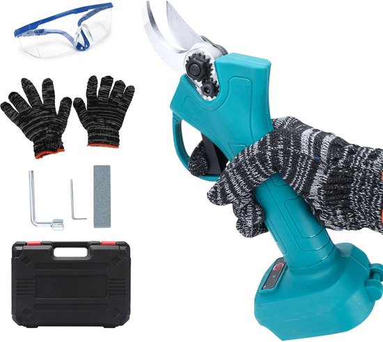 Elektrische Snoeischaar - Heggenschaar - Draadloos Elektrisch Takkenschaar - Tuinschaar - Tuin Snoei Schaar voor Knippen & Snoeien van Heggen & Takken van Merkloos	