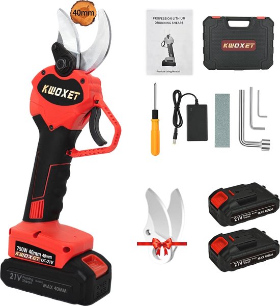 Elektrische snoeischaar met lange batterijduur en ergonomisch ontwerp van Merkloos	