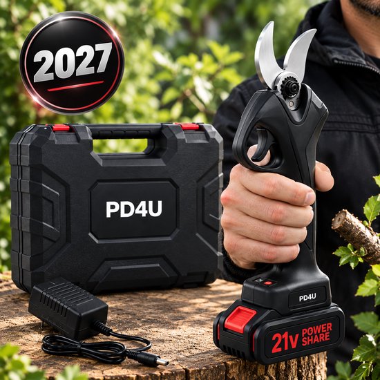 Elektrische Snoeischaar - Professioneel - Accu Snoeischaar - 1 Accu - Tuinieren - Tuinschaar - 30mm