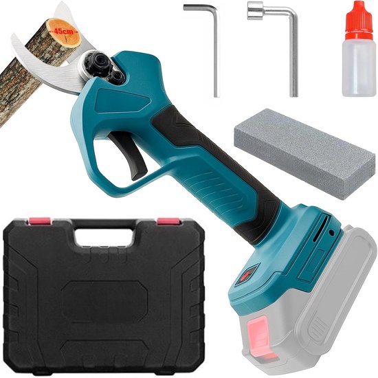 Elektrische snoeischaar voor Makita 18 V, professionele takkenschaar met LCD-display, borstelloze motor, elektrische takkenzaag