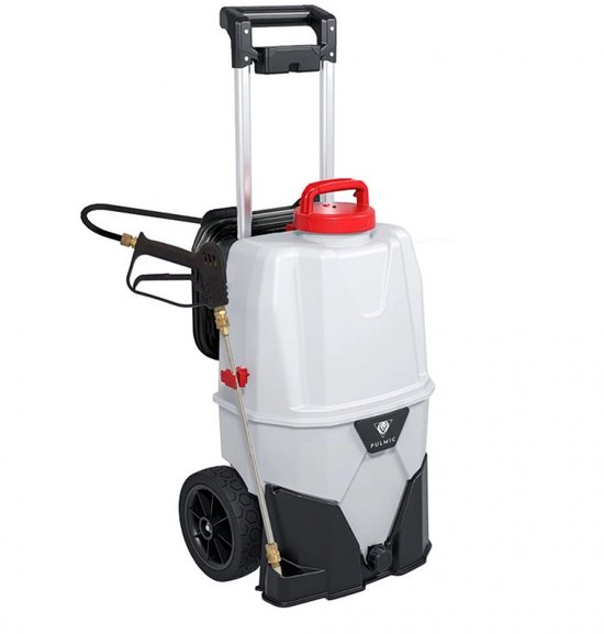 Elektrische spray drukspuit - Zuurbestendig - Schoonmaak - reiniging - softwash - autoreiniging - drukspuit elektrisch - elektrische sprayer - drukspuit met troley - drukspuit accu - drukspuit batterij - drukspuit zuurbestendig - Osmose - drukspuit van Skandia