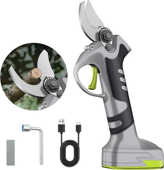 Elektrische Takkenschaar met Oplaadbare Batterij en 22 mm Snijdiameter van Merkloos	