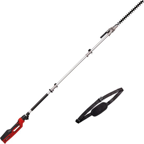 Elektrische Telescoop Heggenschaar - 900W, 41,2 cm Snoeilengte, Tot 2,60 m Bereik van Merkloos	