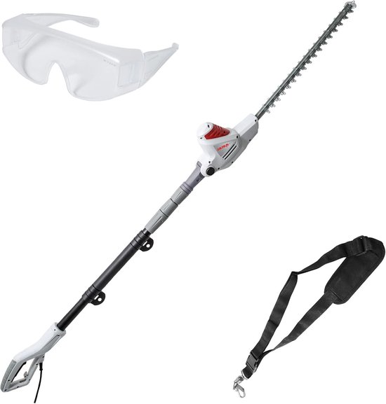 Elektrische Telescopische Heggenschaar - Snijlengte 51 cm, Lichtgewicht en Veiligheid van Merkloos	
